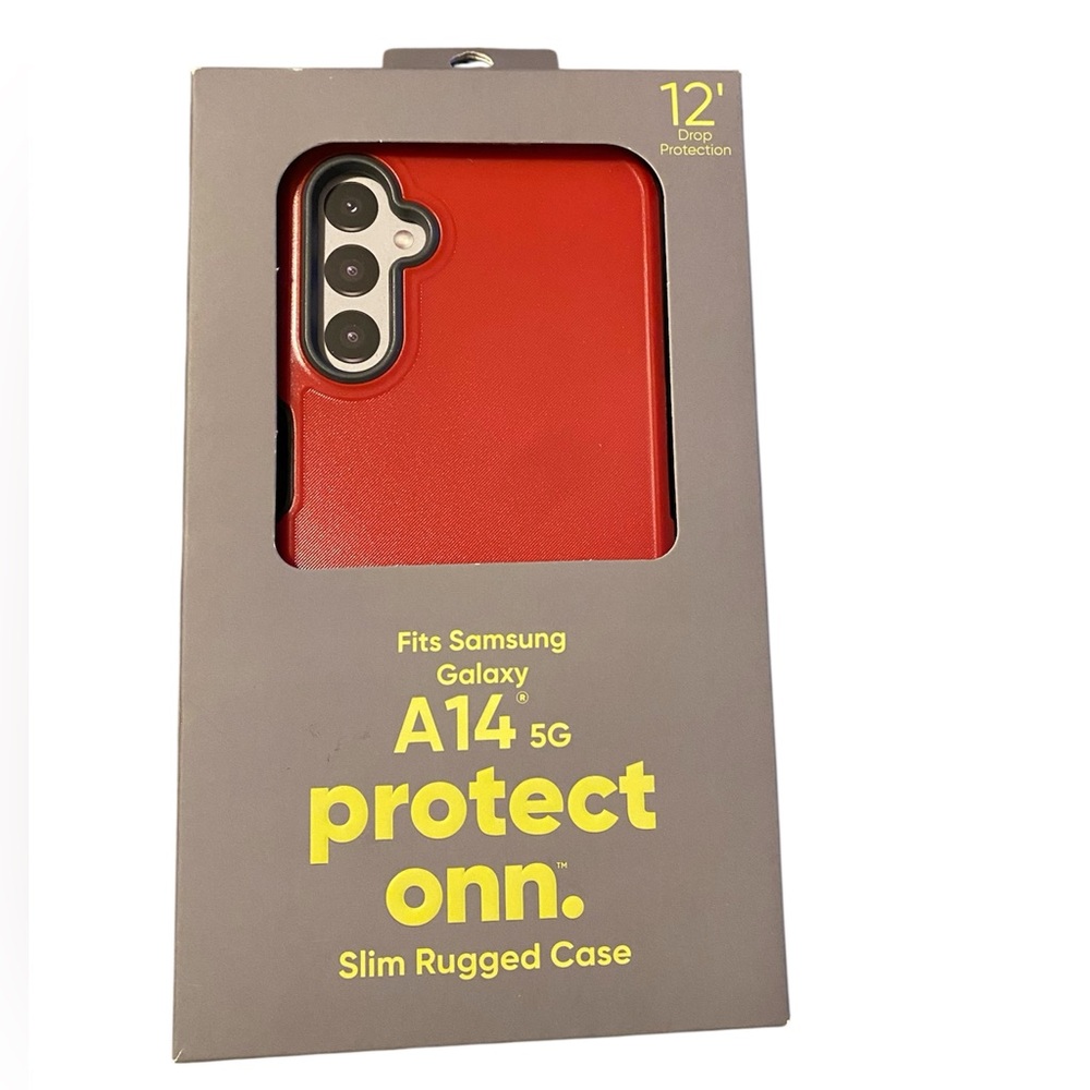 Onn~Running Red Protective Case for-
Samsung Galaxy A14 5G
New
Color-Brick Red